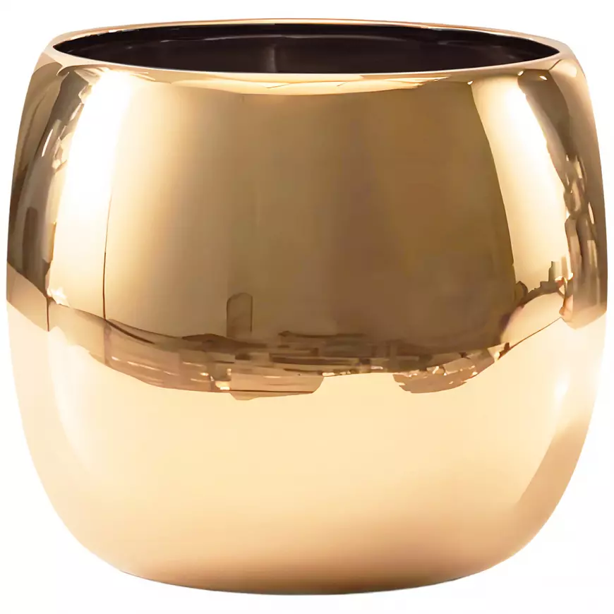 Kvetináč YS44179 Electroplating Effect D16xh15 Gold