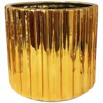 Kvetináč YS44120-S Electroplating Effect D18xh17 Gold