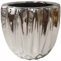 Kvetináč YS44194 Electroplating Effect 11x11x10 Silver