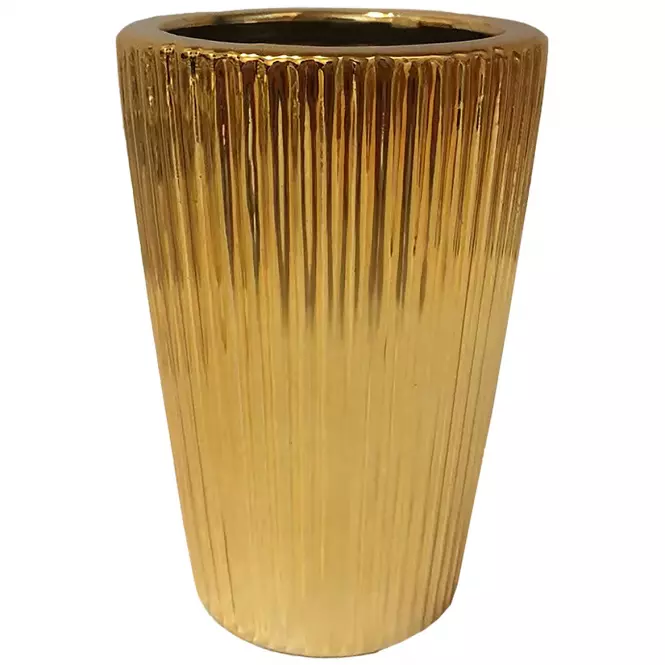 Kvetináč YS44193 Electroplating Effect D8xh12 Gold