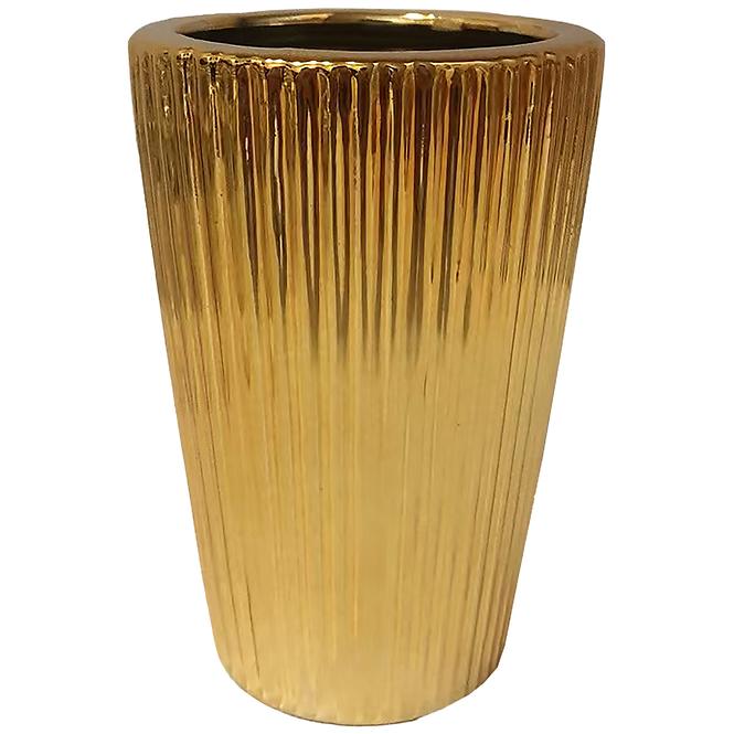 Kvetináč YS44193 Electroplating Effect D8xh12 Gold