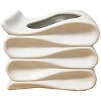 Kvetináč YS44172S ceramic 14x12x11,5 White