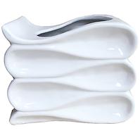Kvetináč YS44172L ceramic 16x13,5x13 White