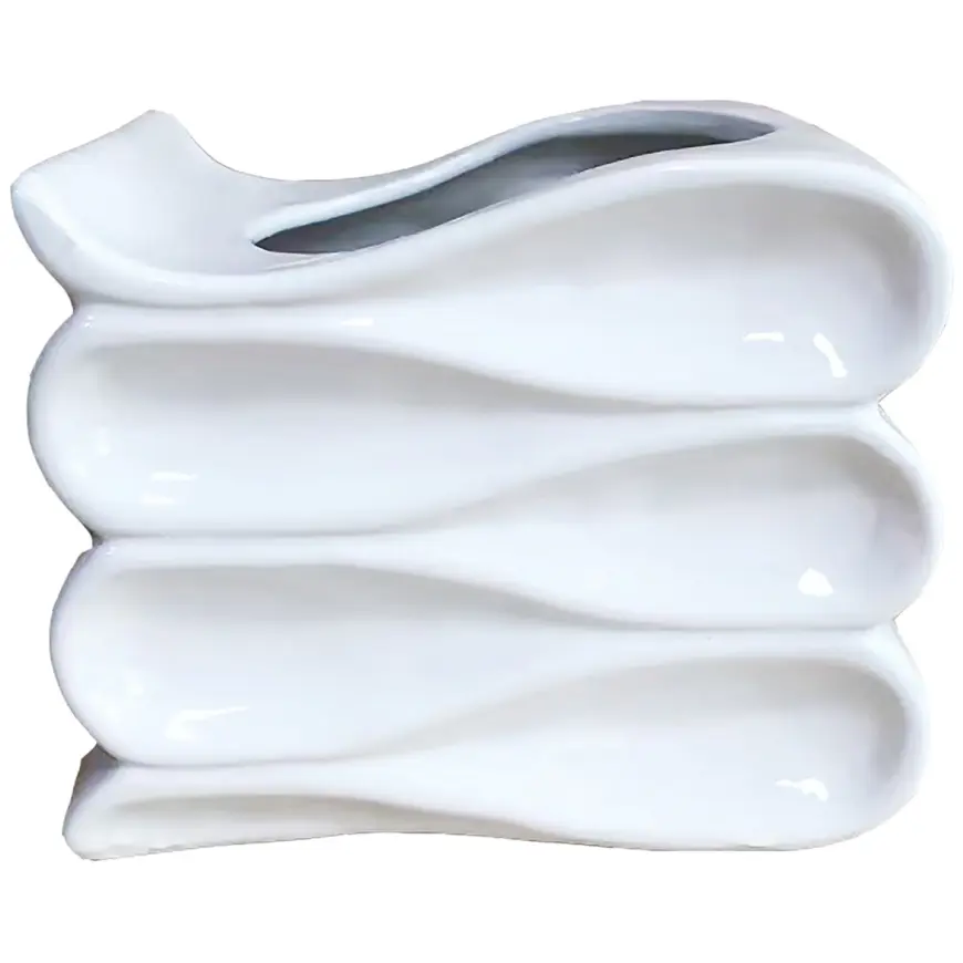 Kvetináč YS44172L ceramic 16x13,5x13 White