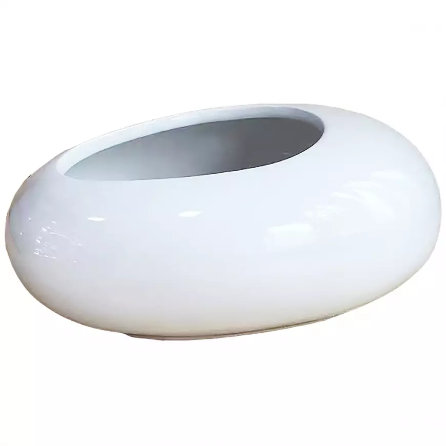 Kvetináč YS44170W ceramic 16x12x6,5 White
