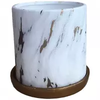 Kvetináč YS44149S ceramic Water Transfer Effect 11x11x1