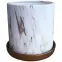Kvetináč YS44149M ceramic Water Transfer Effect 13x13x1