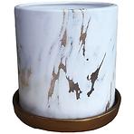 Kvetináč YS44149L ceramic Water Transfer Effect 15x15x1