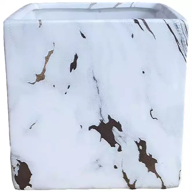 Kvetináč YS44148L ceramic Sq Water Transfer Effect 15