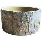 Kvetináč YS44361 cement 15,7x15,7x8,2 Antique White