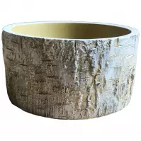 Kvetináč YS44361 cement 15,7x15,7x8,2 Antique White
