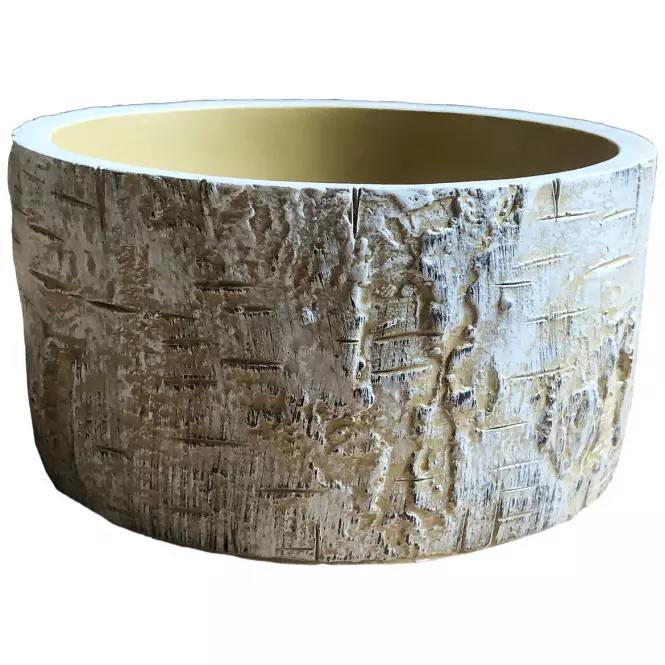 Kvetináč YS44361 cement 15,7x15,7x8,2 Antique White