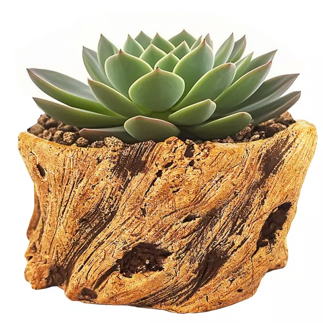 Kvetináč YS44396B cement 13x13x7,5 Antique Brown