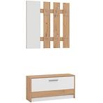 Predsieňový nábytok Rimini Artisan/Biela 11011704