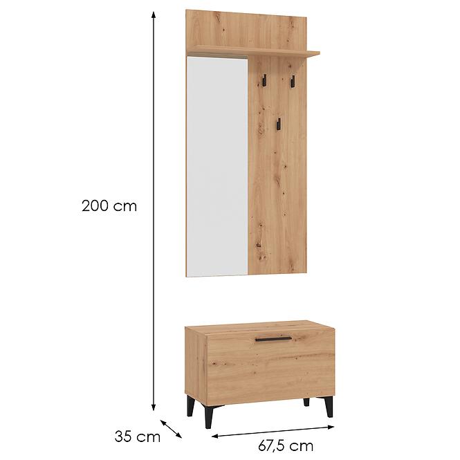 Predsieňový nábytok Terni Artisan 11011707