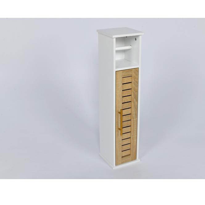 31VA SZAFKA NA PAPIER BIAŁA/DĄB TOALETOWY SCA0214AA-A,2