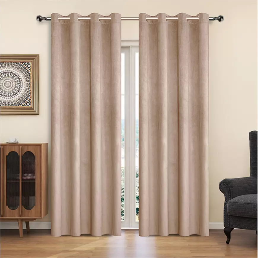 Záves na krúžkoch YC11933/200G/114/140x250 cm béžový