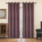 Záves na krúžkoch YC11933/200G/138/140x250 cm vresový