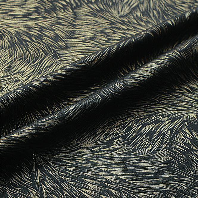 Záves na krúžkoch YC11935/280G/24/140x250 cm čierny