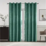 Záves na krúžkoch YC11937/280G/07/140x250 cm zelený
