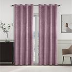 Záves na krúžkoch YC11937/280G/13/140x250 cm vresový
