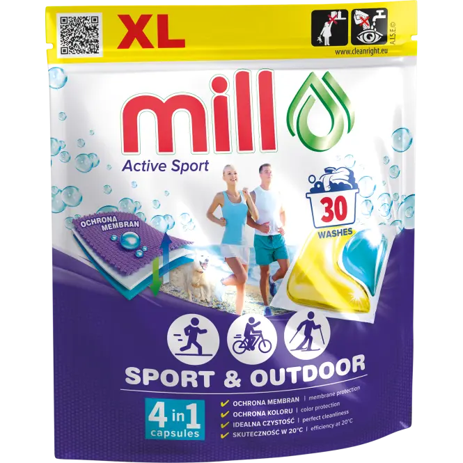 MILL Duo Caps Professional Active Sport pracie kapsuly 30 ks