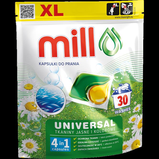 Univerzálne pracie kapsuly MILL Professional 30 ks.