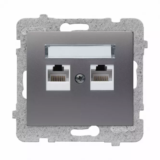 Sieťová Zásuvka RJ45 GPK-2D/M.GR Sigma