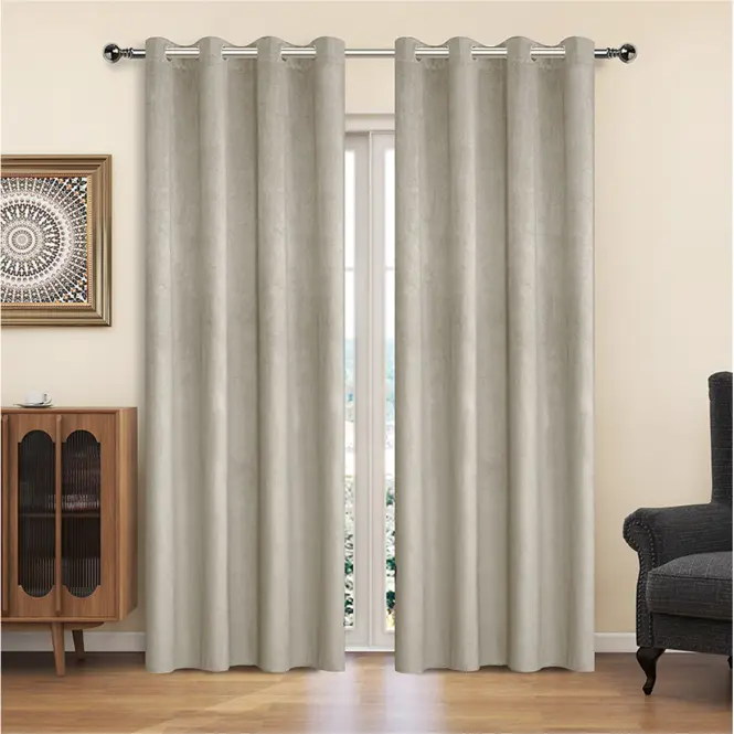 Závesový materiál YC11933/200G/113 svetlobéžová 150 cm Tovar na mieru