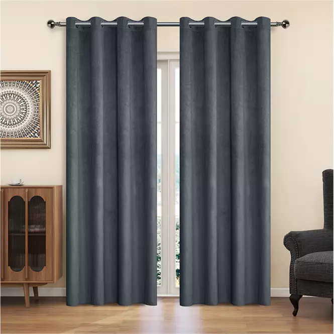 Závesový  materiál YC11933/200G/117 sivá 150 cm Tovar na mieru