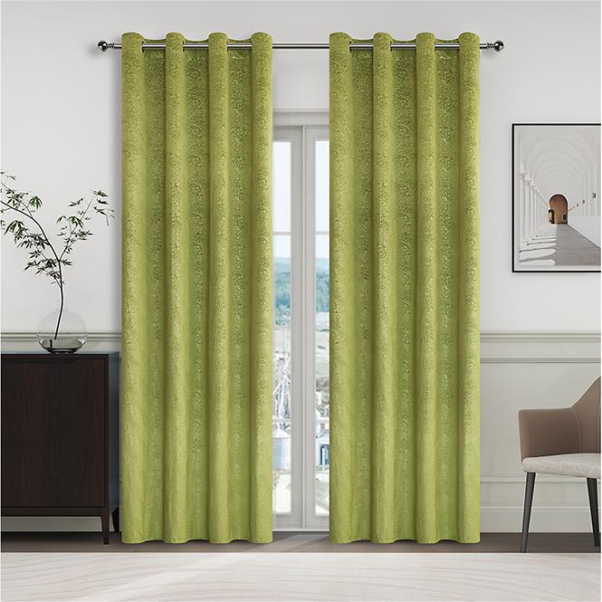 Záclonový materiál YC11935/280G/08 zelená 280 cm Tovar na mieru