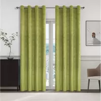 Závesový materiál YC11935/280G/08 zelená 280 cm Tovar na mieru