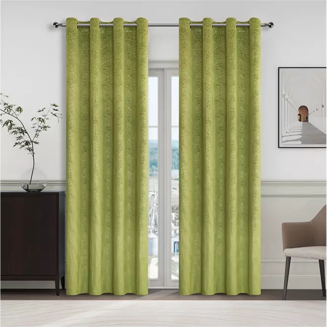 Závesový materiál YC11935/280G/08 zelená 280 cm Tovar na mieru