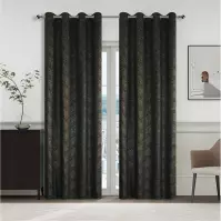 Záclonový materiálYC11935/280G/24 čierna 280 cm Tovar na mieru