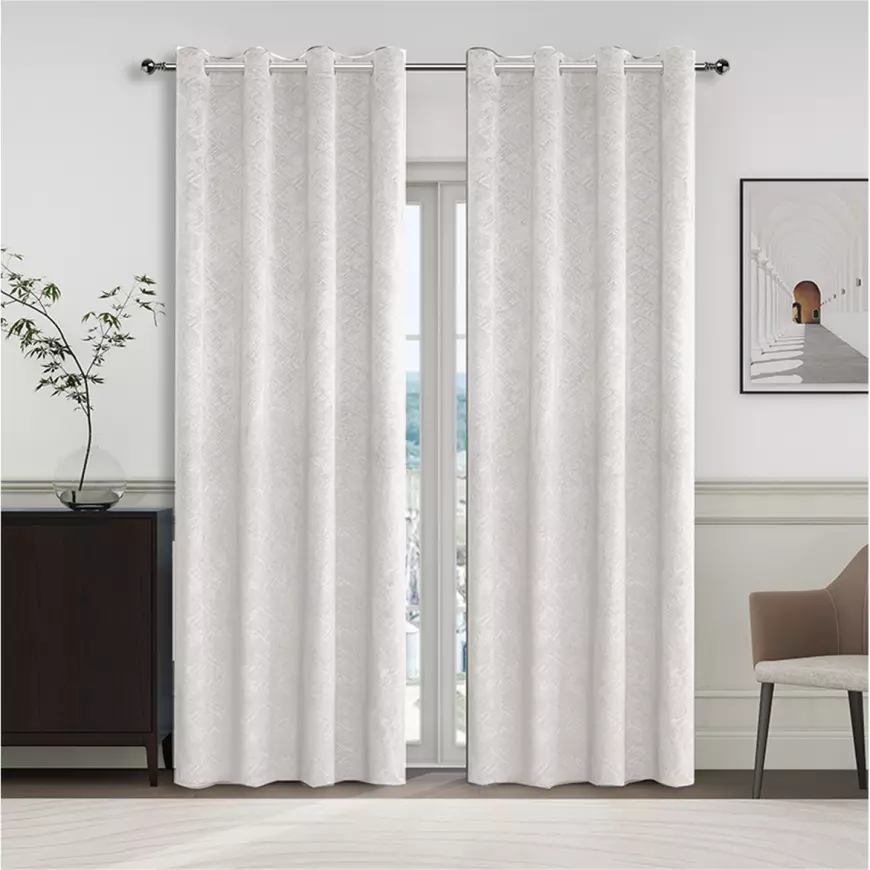 Závesový materiál YC11937/280G/01 krémová 280 cm Tovar na mieru