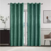Záclonový materiál YC11937/280G/07 zelená 280 cm Tovar na mieru