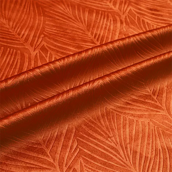 Závesový materiál YC11940/200G/116 oranžový 280 cm Tovar na mieru