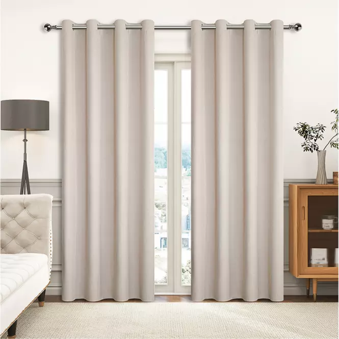 Záclonový materiál YH2024/4 béžová 150 cm Tovar na mieru