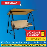Záhradná hojdačka béžová (SK)