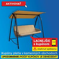 Záhradná hojdačka béžová (SK)