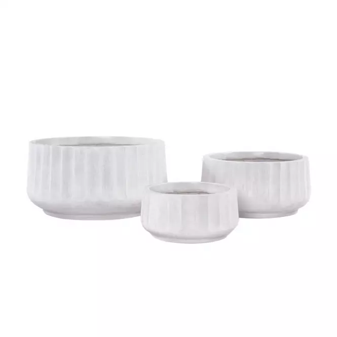 Kvetináč LT14912-3S 22x22x11 P117 biela
