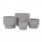 Kvetinač LT14879-4S 24.5x24.5x20 P294 sivá