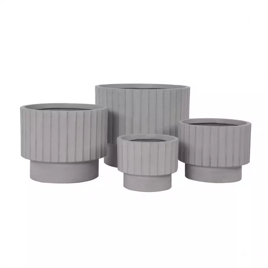 Kvetinač LT14879-4S 30x30x2 P294 sivá