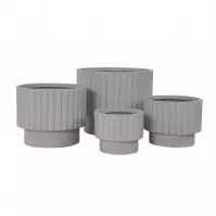 Kvetinač LT14879-4S 36x36x30 P294 sivá