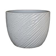 Kvetinač IP19-017 21x21x18 krémová