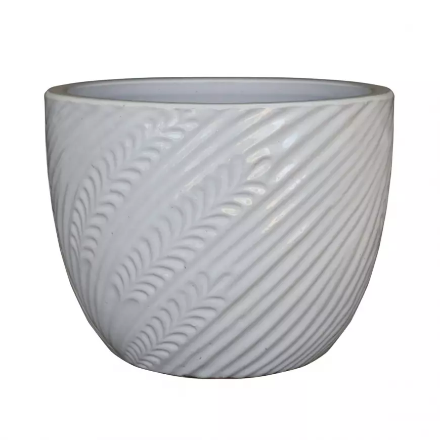 Kvetinač IP19-017 15x15x13 krémová
