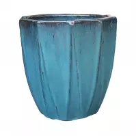 Kvetináč OP19-162 21x21x21 tyrkysová