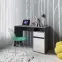Písací stôl Billa 1d1sz 60 Nfsc B Grafit/Biela,7