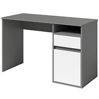 Písací stôl Billa 1d1sz 60 Nfsc B Grafit/Biela