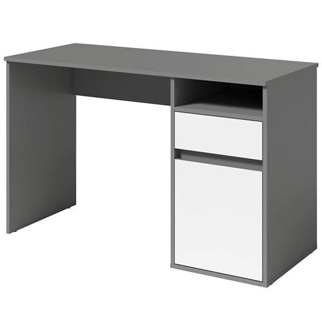 Písací stôl Billa 1d1sz 60 Nfsc B Grafit/Biela